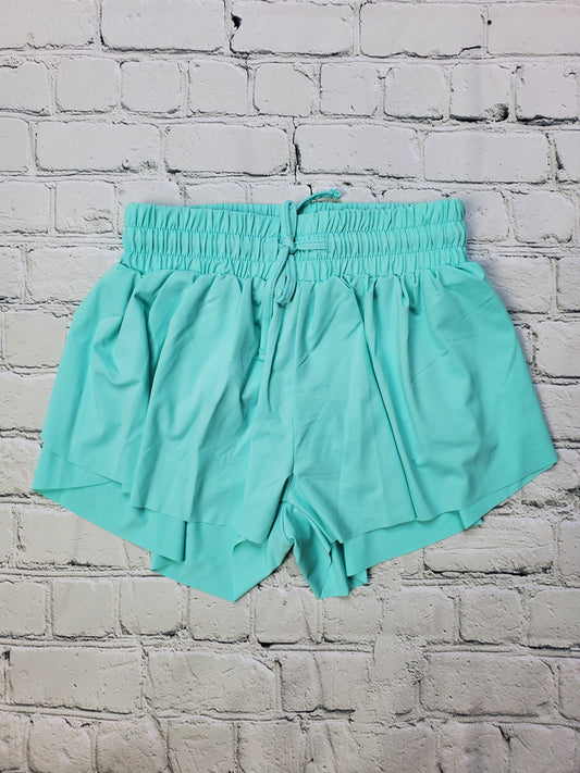 Flowy, butterfly shorts. Split sides with liner
