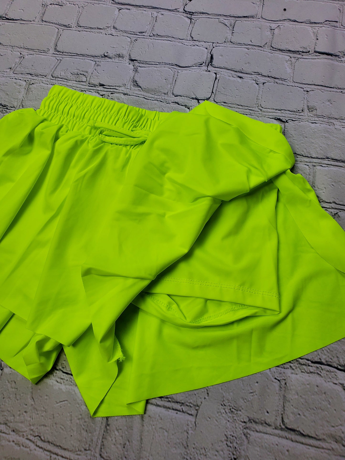 Junior Butterfly Shorts- Neon Yellow