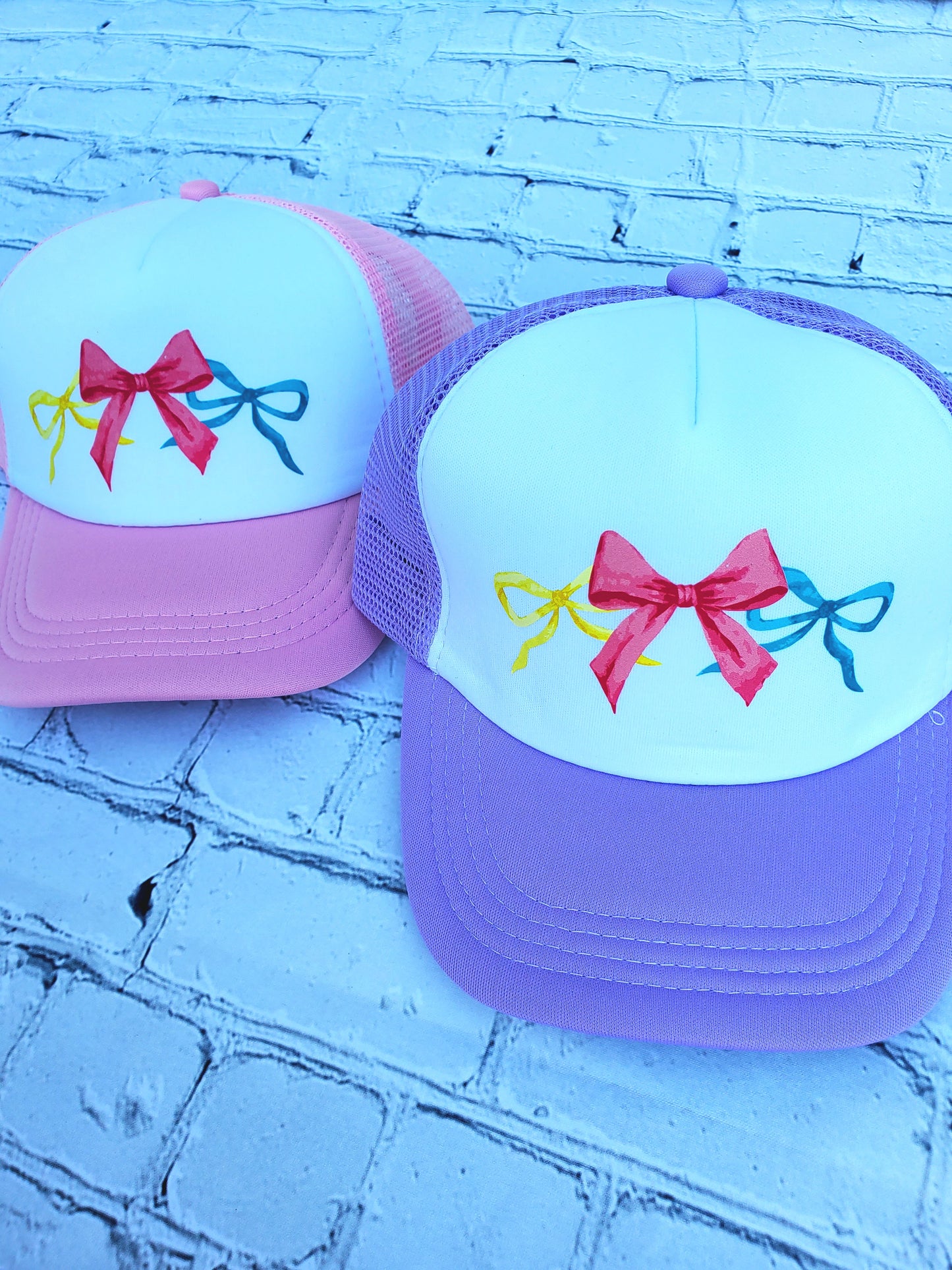 Youth Bows Mesh Trucker