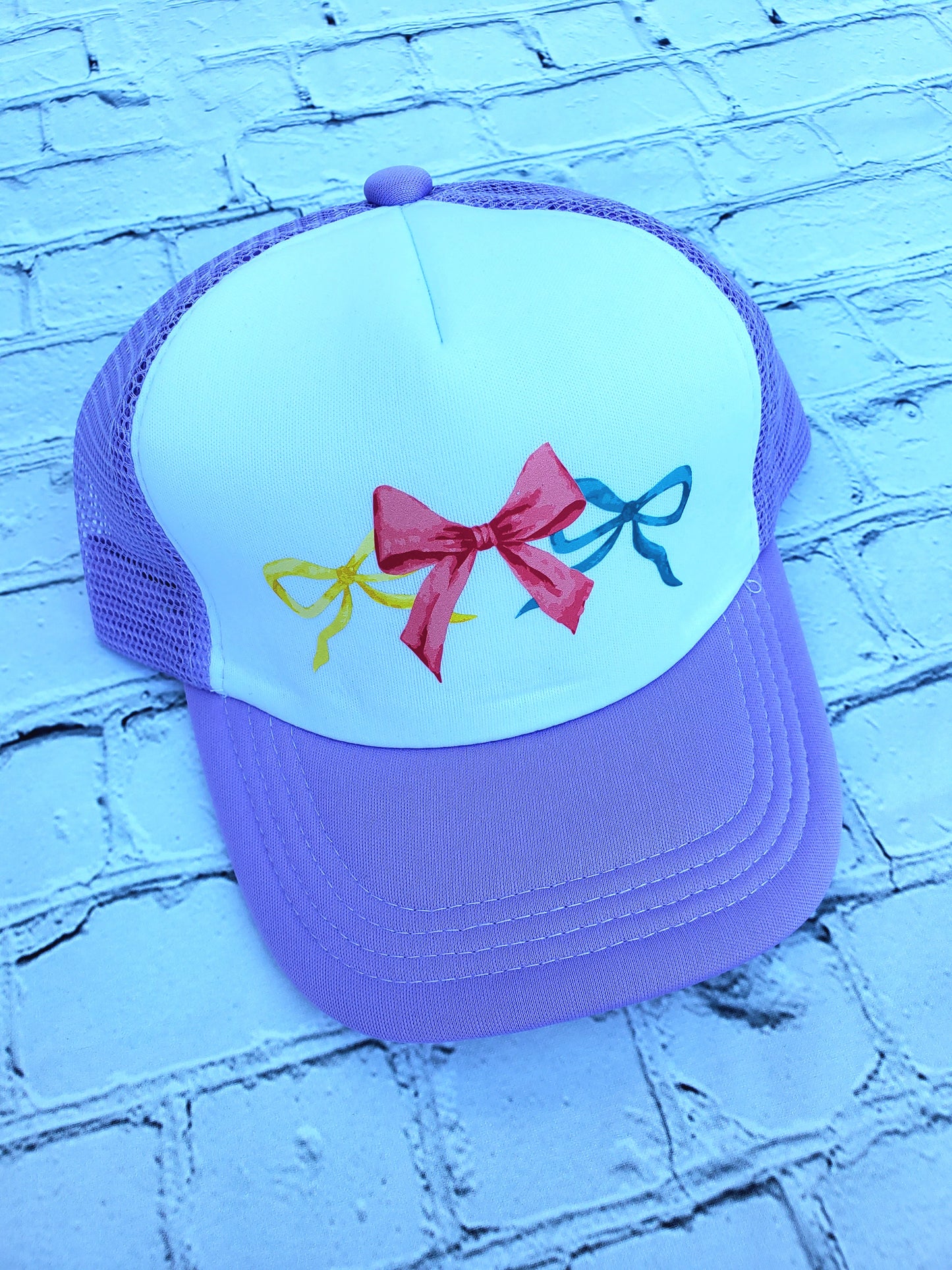 Youth Bows Mesh Trucker