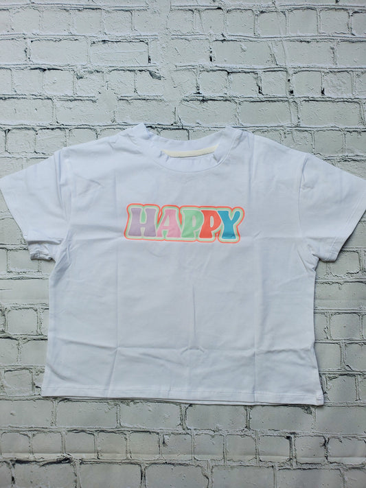 Pastel HAPPY Box Tee