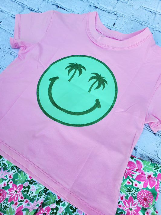 Palm Smiley Box Tee