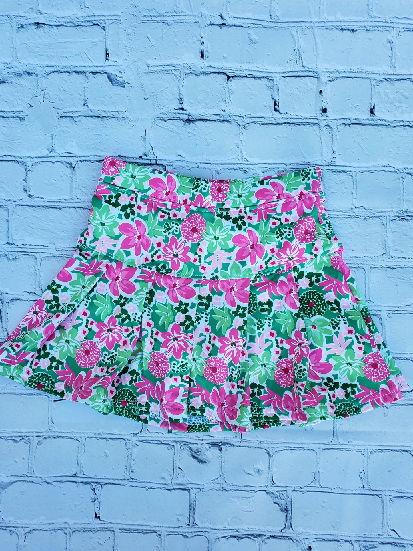 Floral Pleated Skort